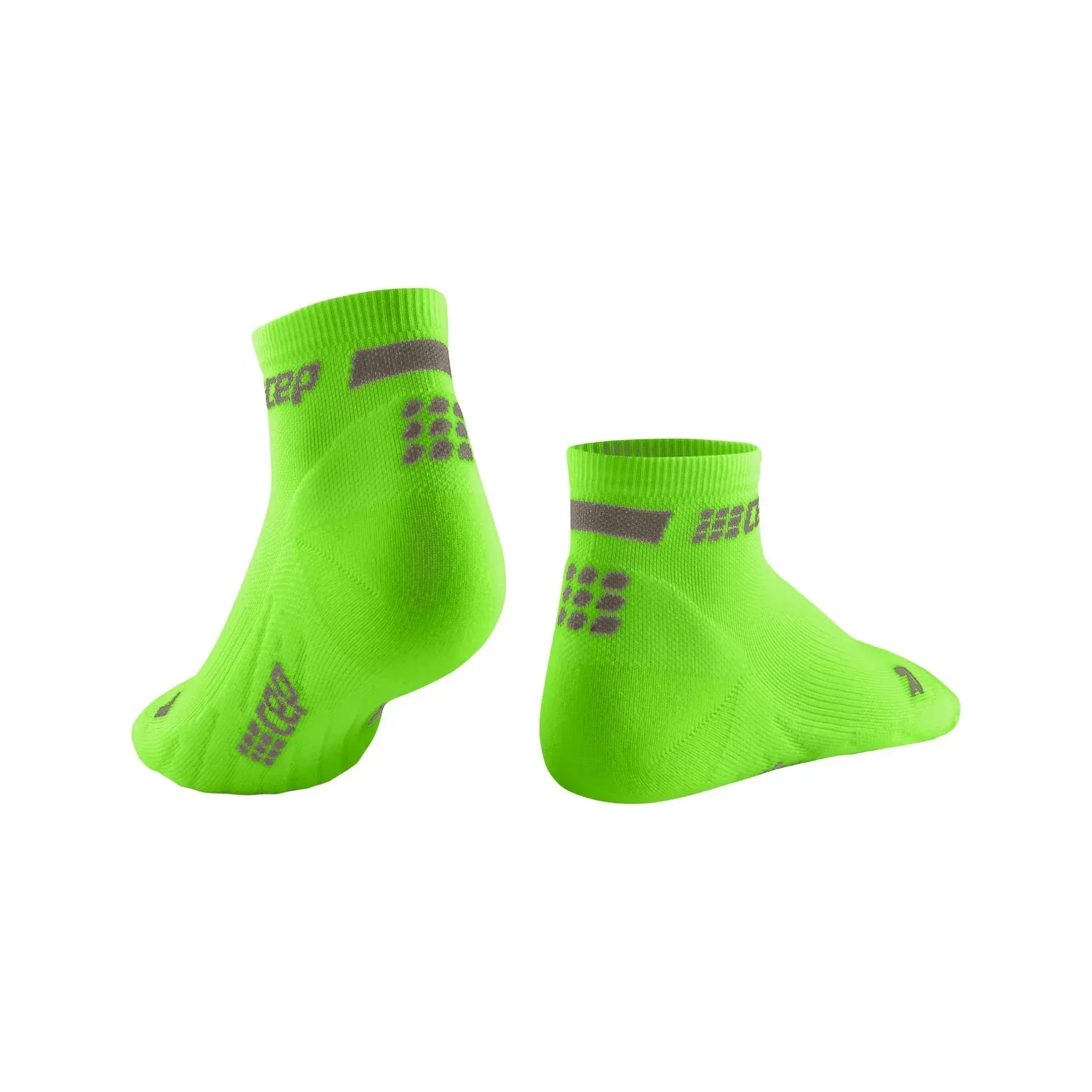 CEP Compression The Run Low Cut Women's Running Socks 4.0 (Lime Green)
