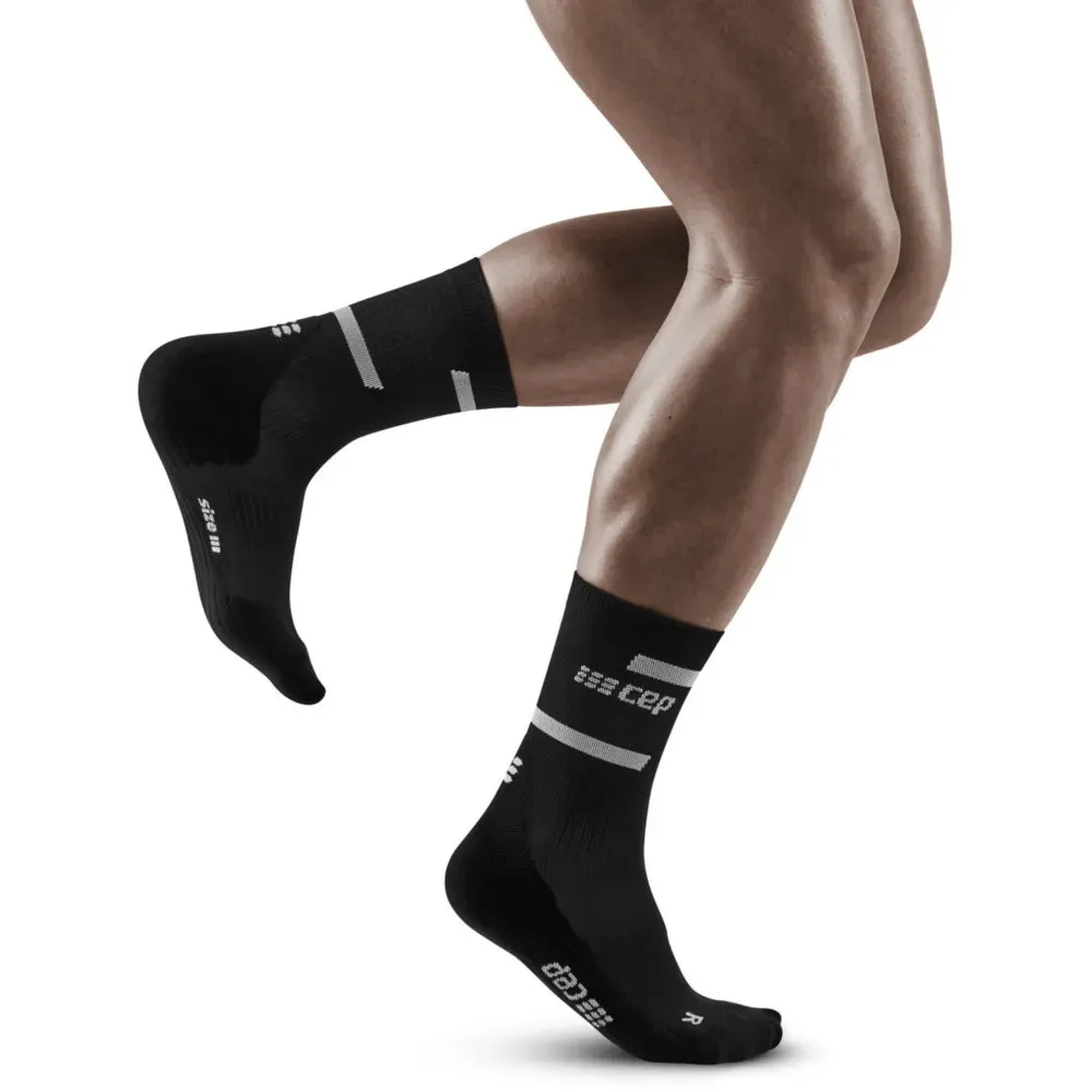 CEP Compression The Run Mid Cut 4.0 Men's Compression Socks (Black)
