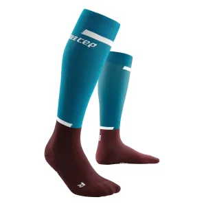 CEP Compression The Run Tall 4.0 Women's Compression Socks (Petrol/Dark Red)