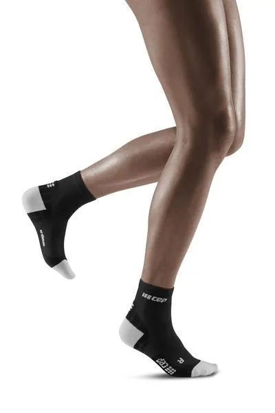 CEP Compression Ultralight Short Women's Compression Socks (Black/Light Grey)