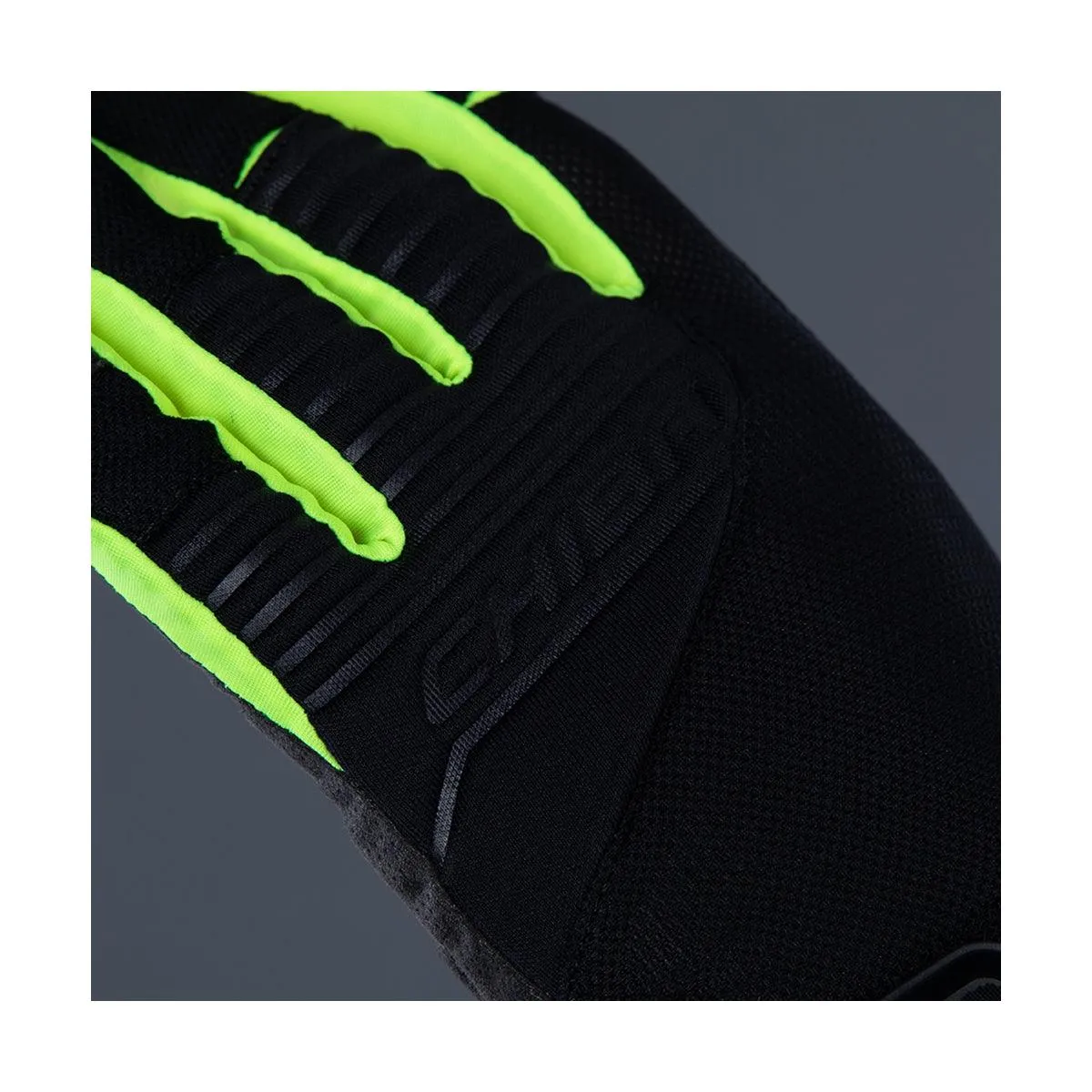 Chiba Blade Mens Cycling Gloves (Black/Neon Yellow)