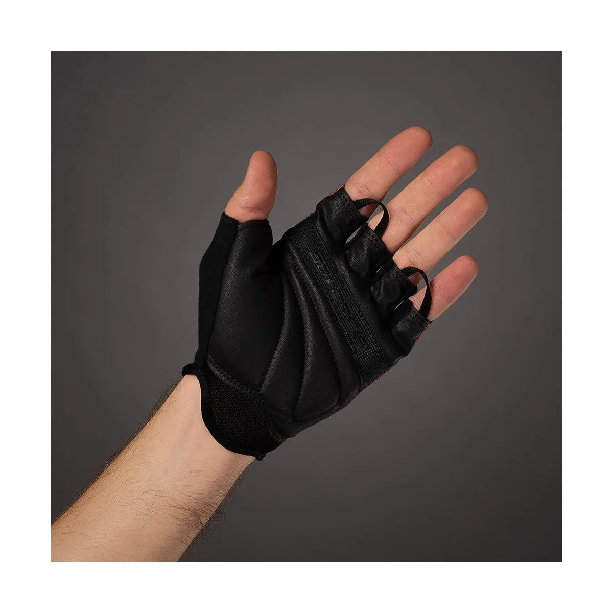 Chiba Ride II Mens Cycling Gloves (Red)