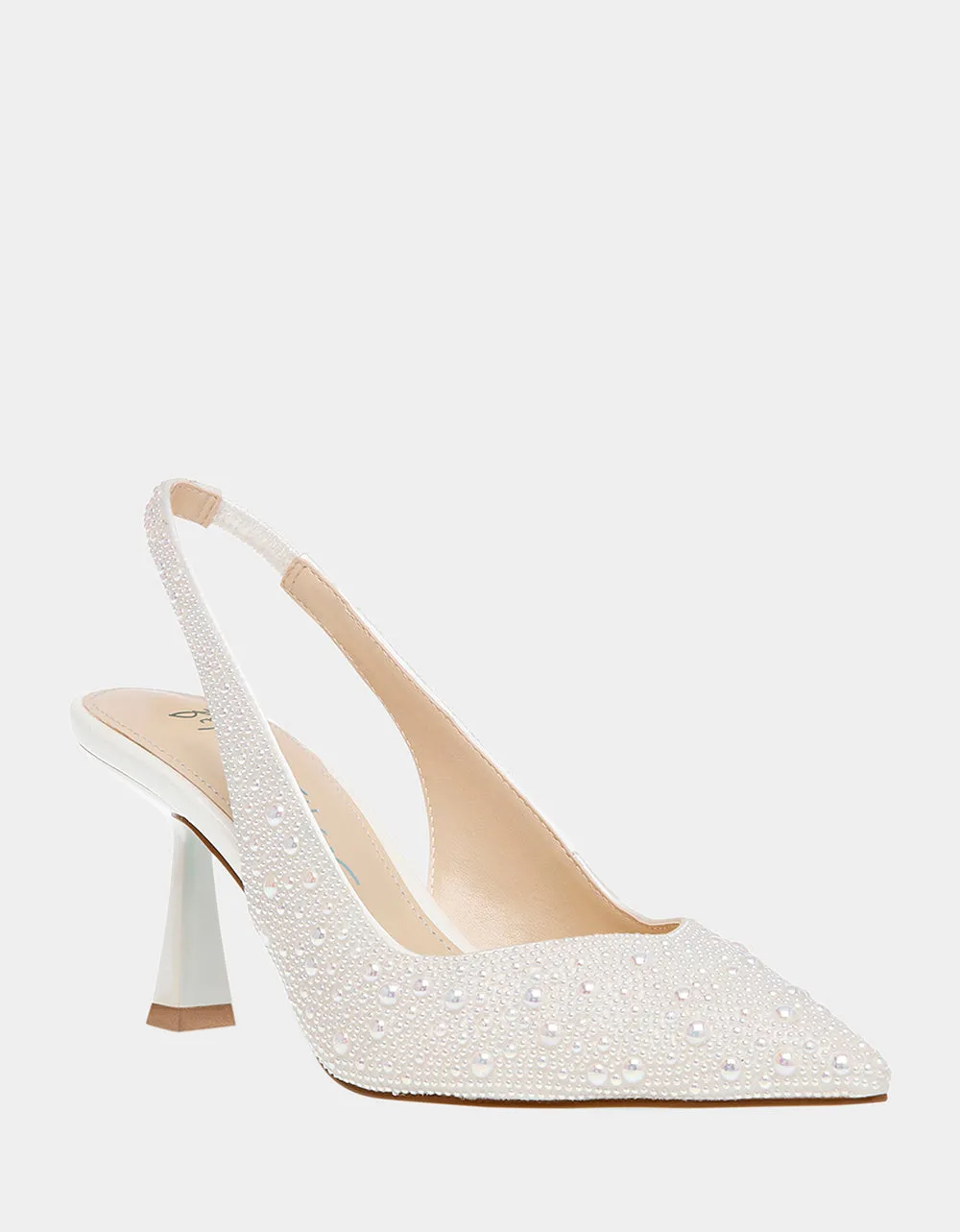 CLARK HEELS IVORY Betsey Johnson