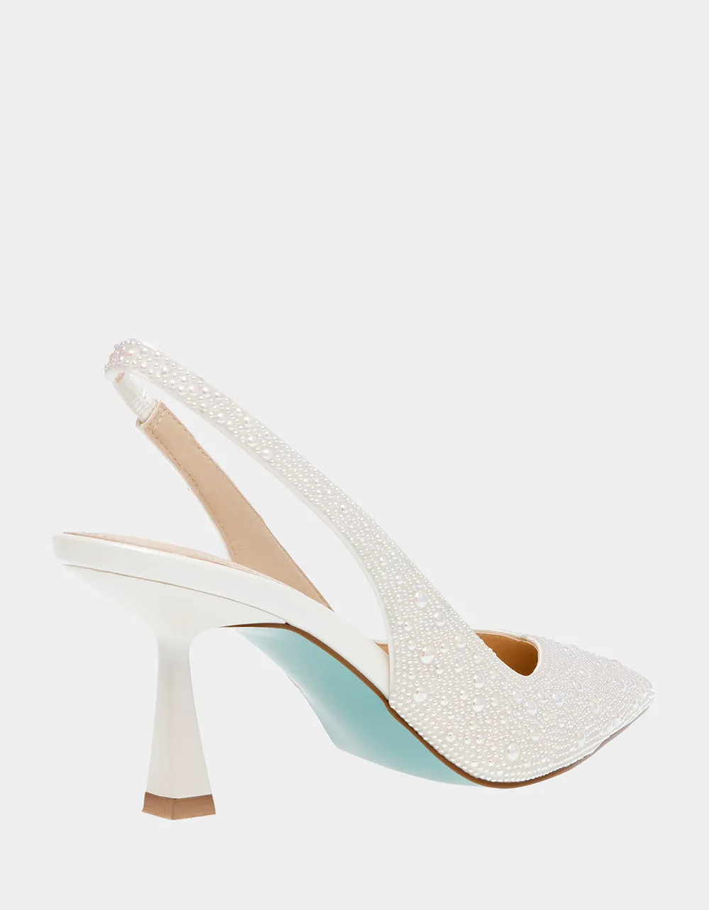 CLARK HEELS IVORY Betsey Johnson