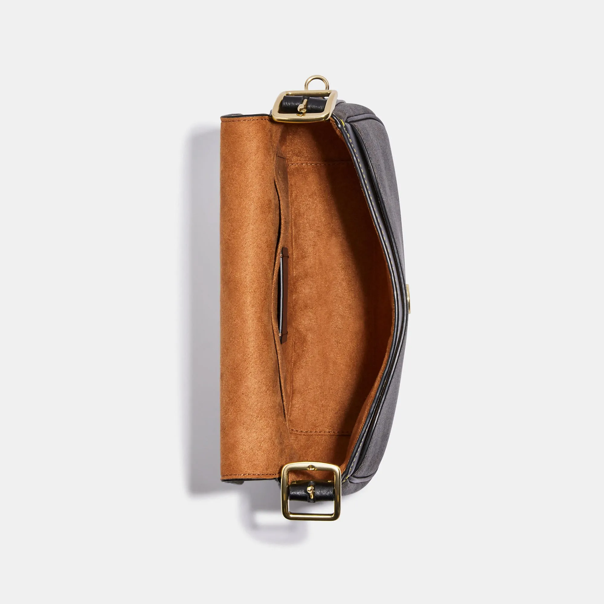 Coach Outlet Macie Saddle Bag In Blocked Signature Canvas