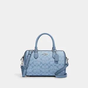 Coach Outlet Rowan Satchel In Signature Chambray