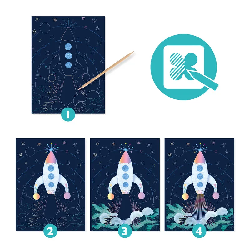Cosmic Mission Scratch Cards