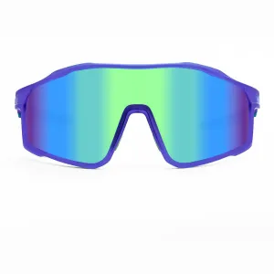 Craycol Don't Kill My Vibe Sport Sunglasses (Green Reflective/Blue)