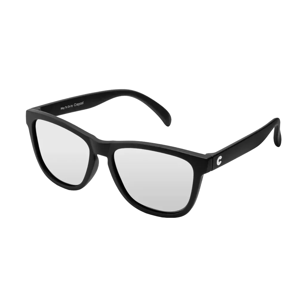 Craycol Double Dose of Coolness Sunglasses (Icy White Reflective/Matte Black)