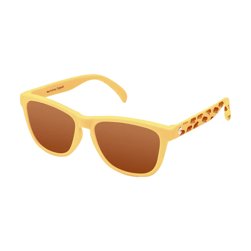Craycol Jungle Roar Sunglasses (Brown Non Reflective/Yellow Brown)