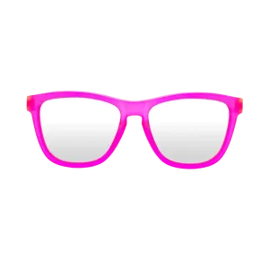 Craycol Pink Party Sunglasses (Icy White Reflective/Transparent Pink)