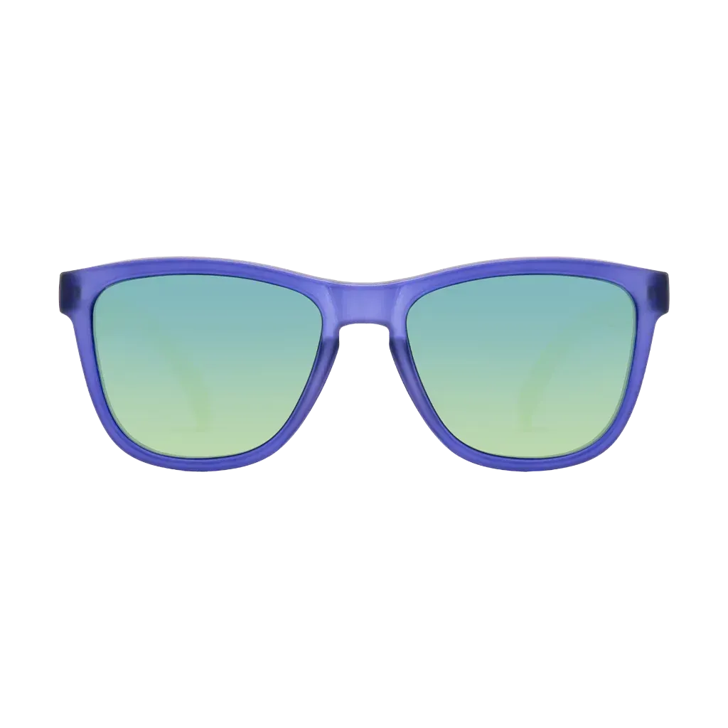 Craycol Ravy Navy Sunglasses (Golden Reflective/Transparent Blue)