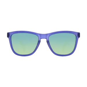 Craycol Ravy Navy Sunglasses (Golden Reflective/Transparent Blue)