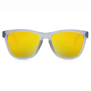Craycol Storm Chasers Sport Sunglasses (Yellow Reflective/Translucent Grey)