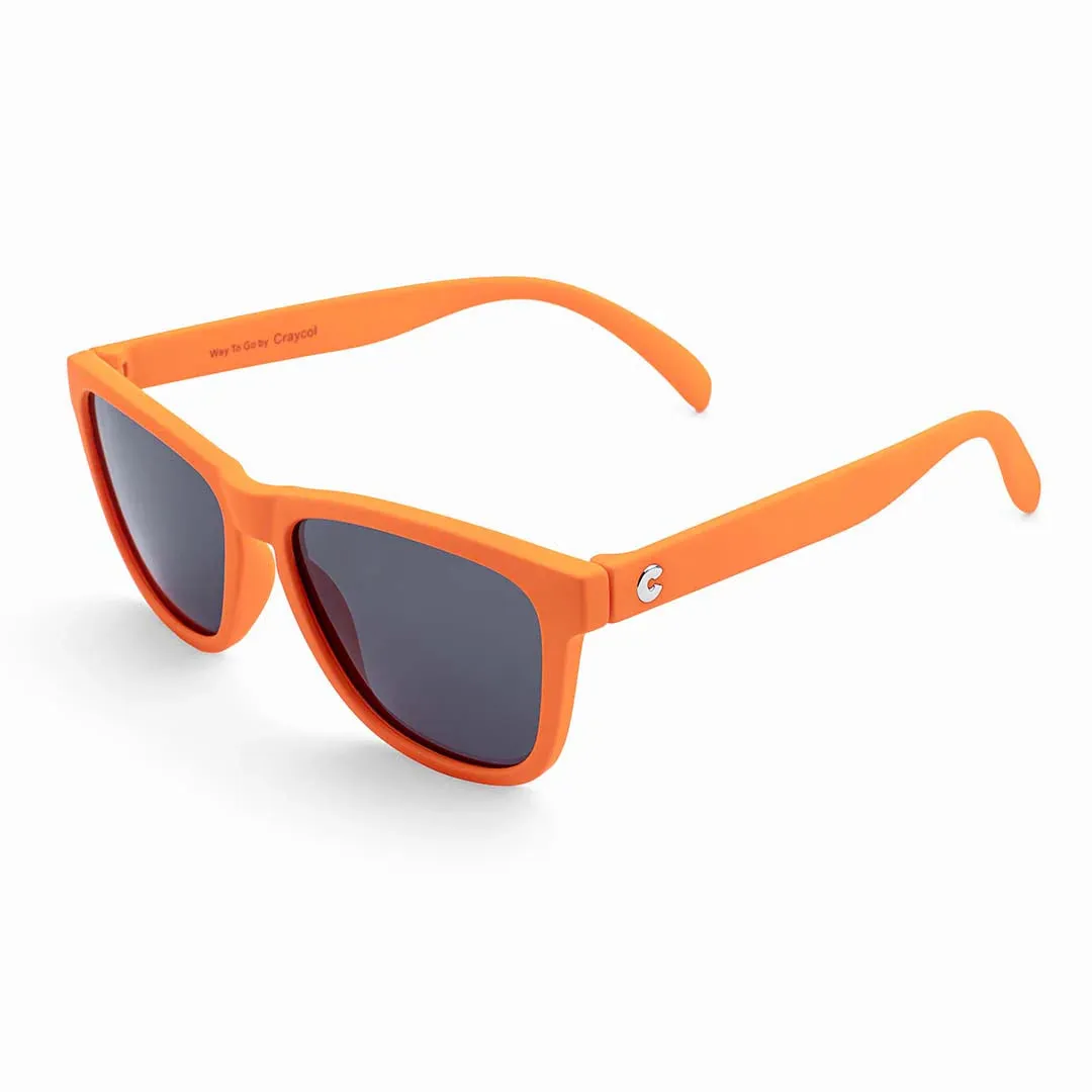 Craycol WaytogoOJ Sport Sunglasses (Grey Non Reflective/Orange)