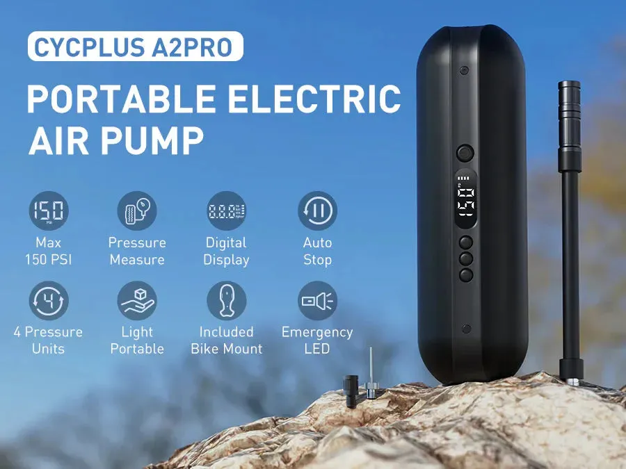 Cycplus A2 Electric Air Hand Pump (Black)