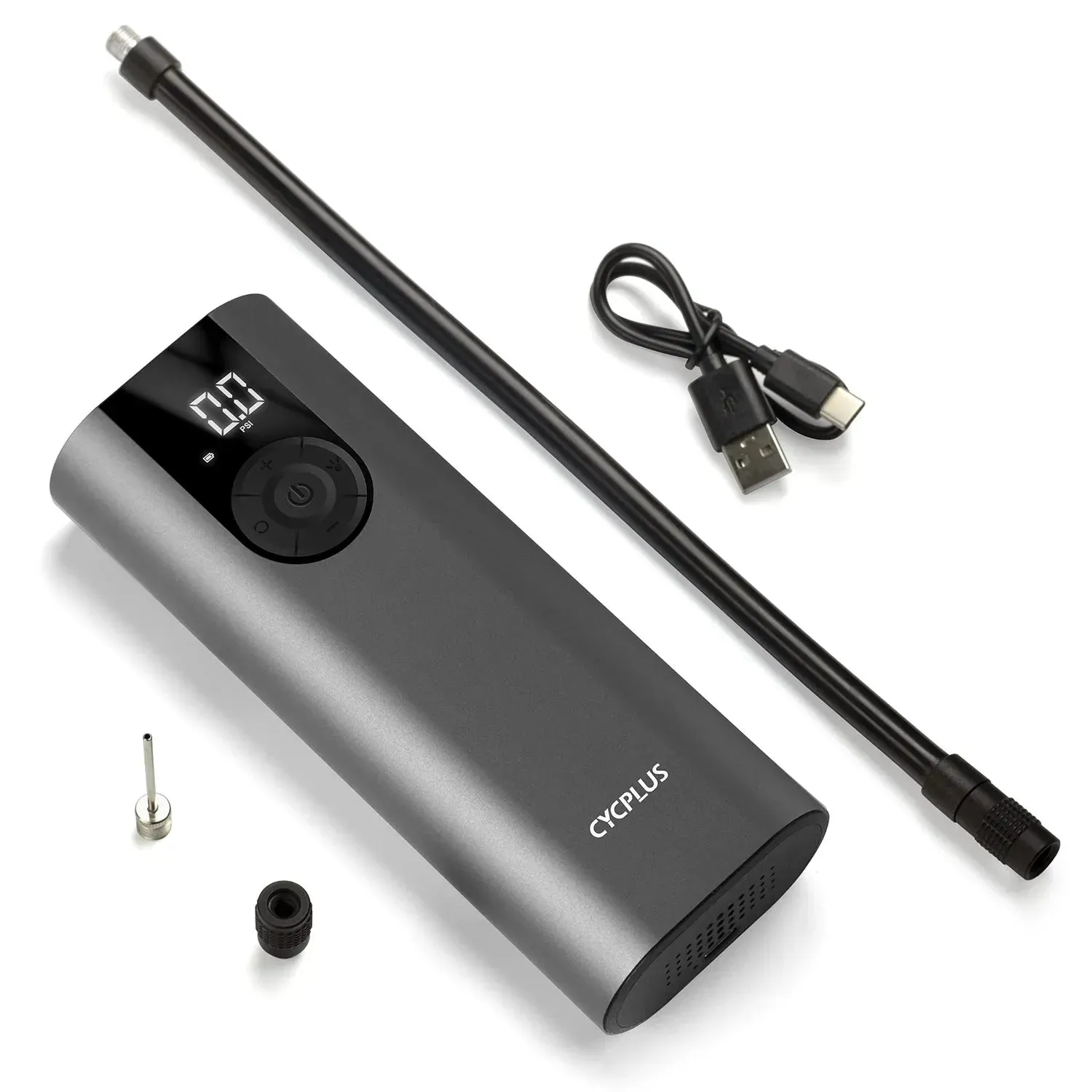 Cycplus A8 Electric Air Hand Pump (Silver)