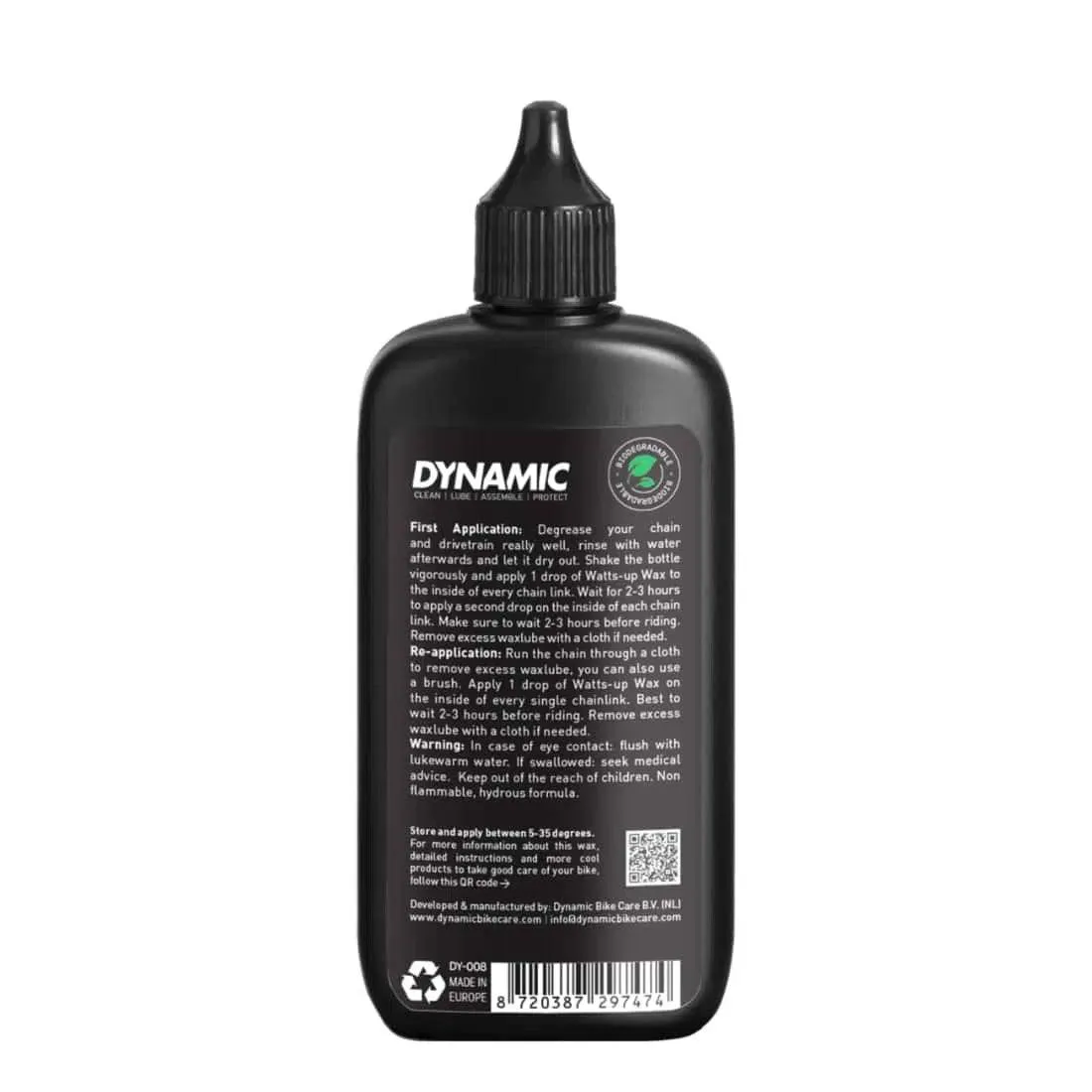 Dynamic Watts-Up Wet Weather Indoor Chain Wax