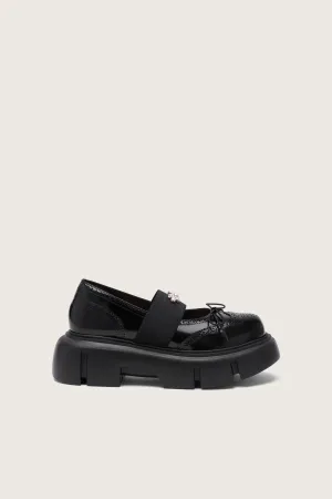 Embellished Platform Ballet Brogues