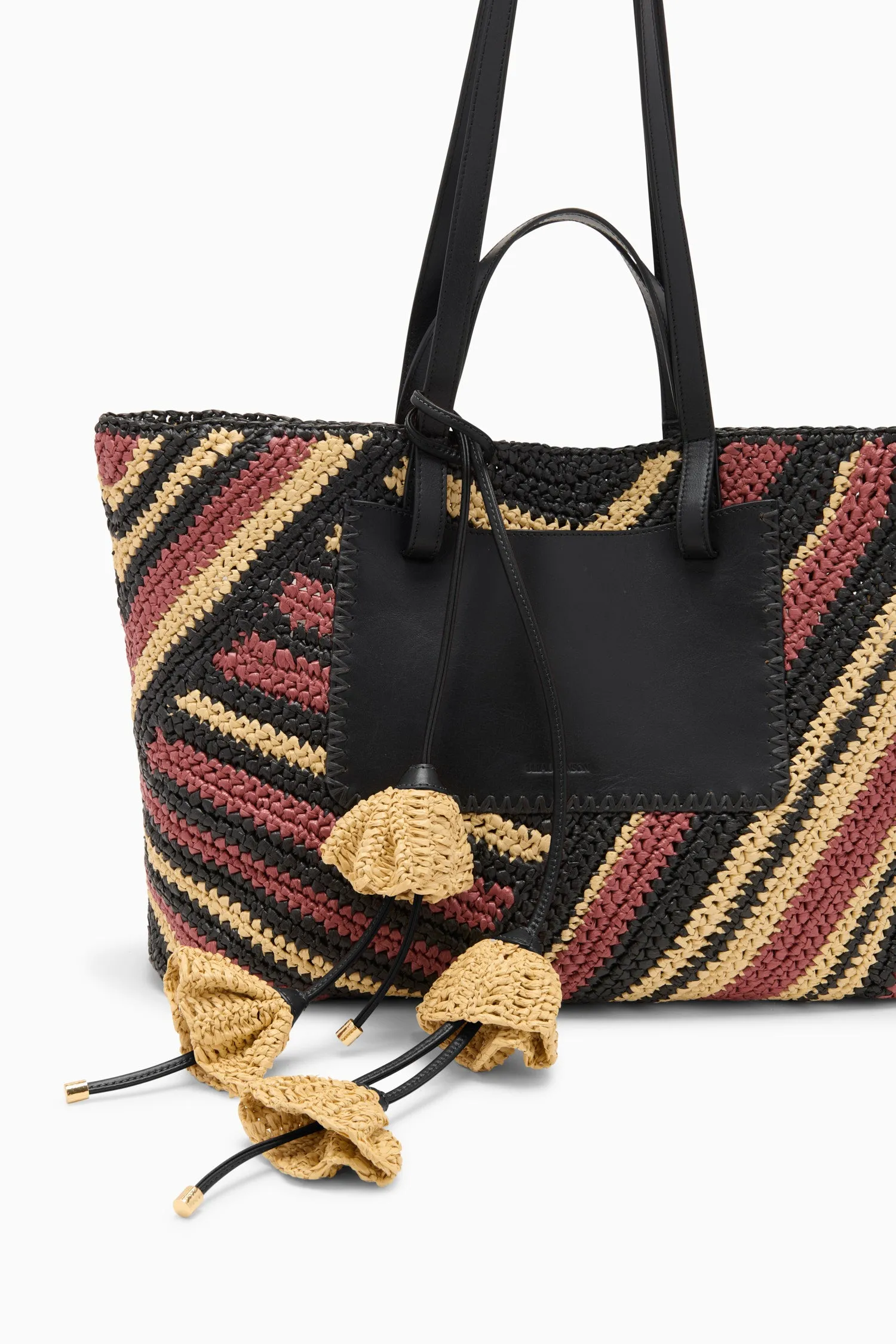 Flower Raffia Charm - Canyon Stripe Ulla Johnson