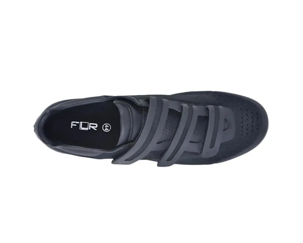 FLR F-35 Knit Cycling Road Shoe (Black)