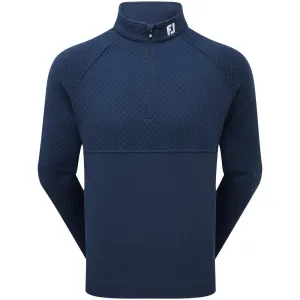 FootJoy Jacquard Thermal 1/4 Zip Chillout - Navy