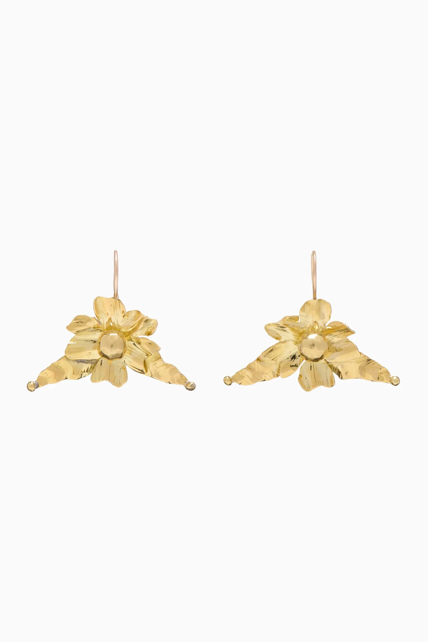 Gaia Flower Stud Earring - Brass Ulla Johnson