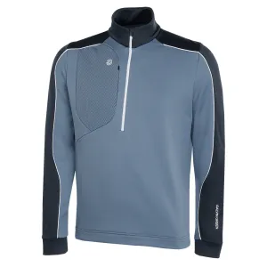 Galvin Green Dave 1/4 Zip Pullover - Moonlight Blue/Navy