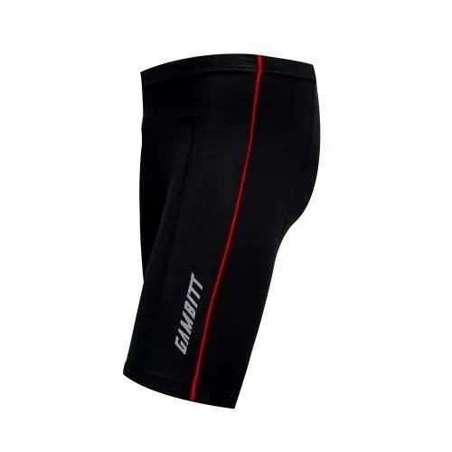 Gambitt Cruiser Men's Cycling Shorts (Black/Red)