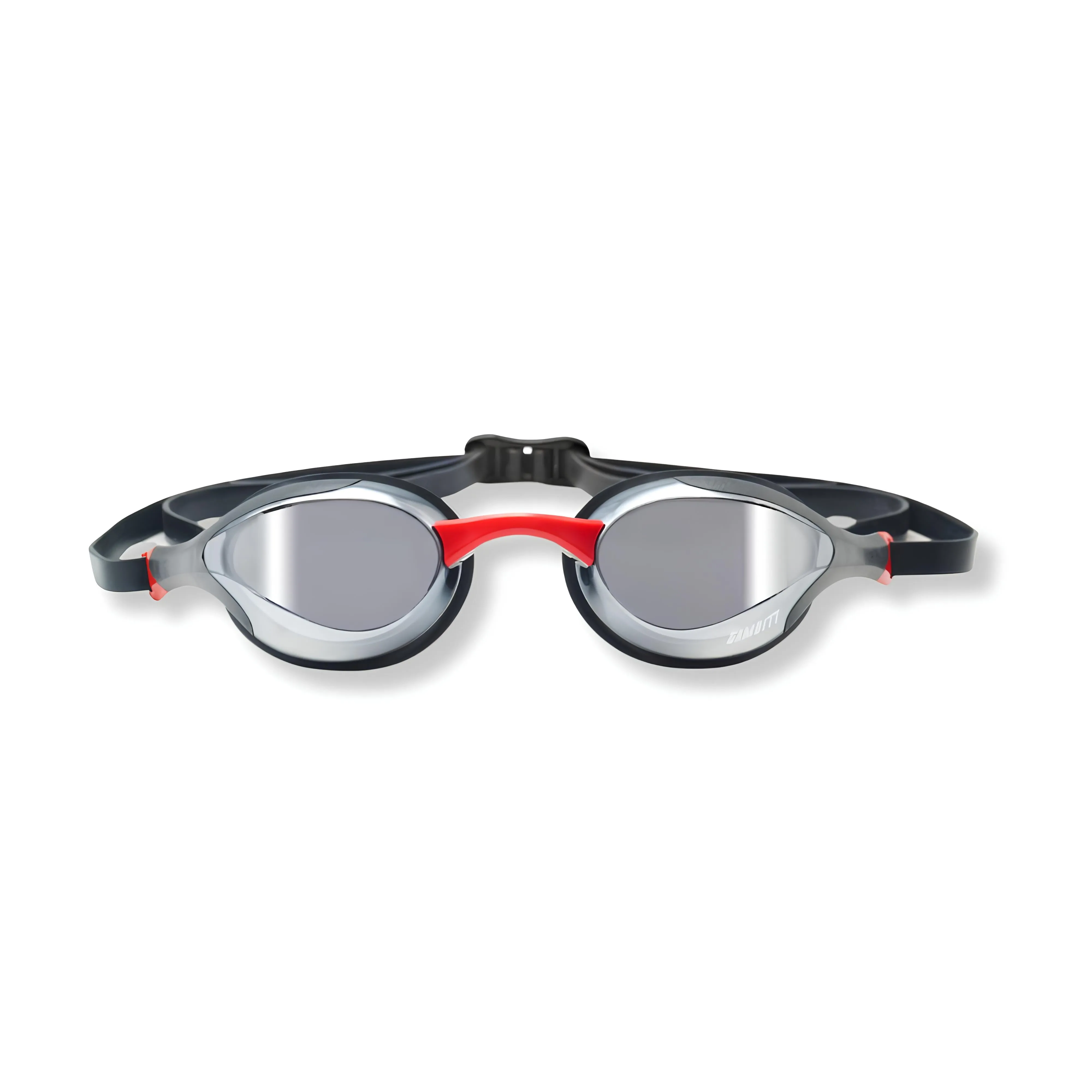 Gambitt Jet UV Swimming Googles (Black/Red)