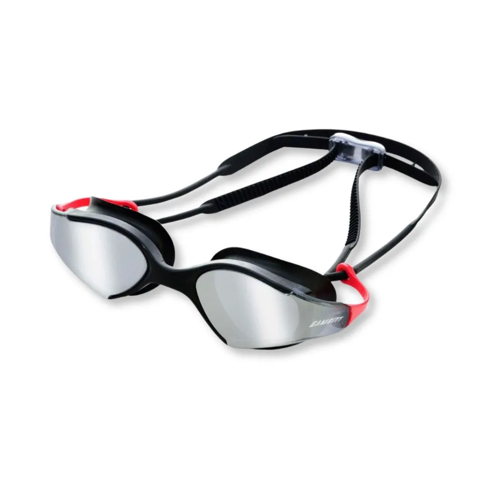 Gambitt Tide Surfer UV Swimming Googles (Black/Red)