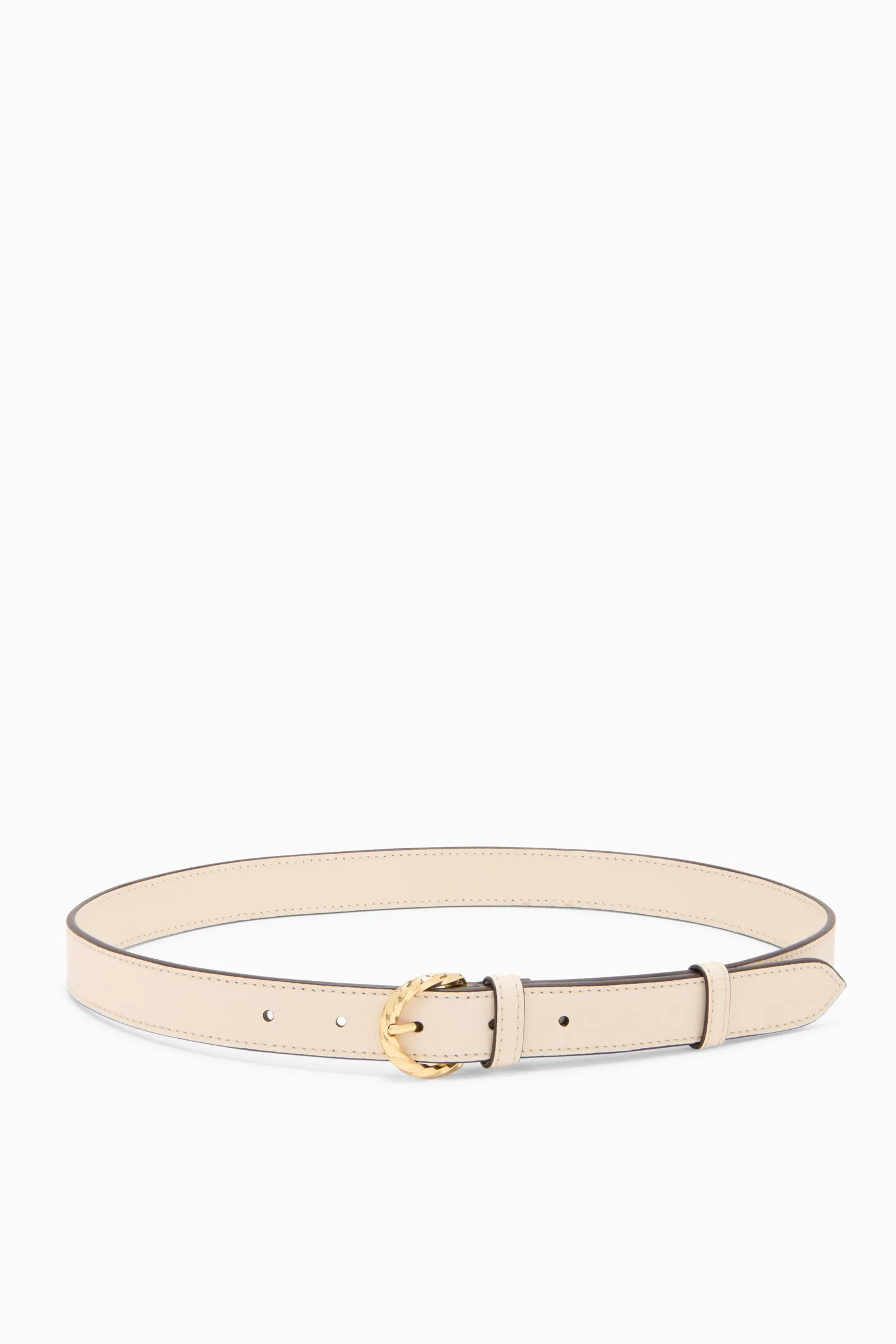 Gia Twisted Buckle Belt - Cowrie Ulla Johnson