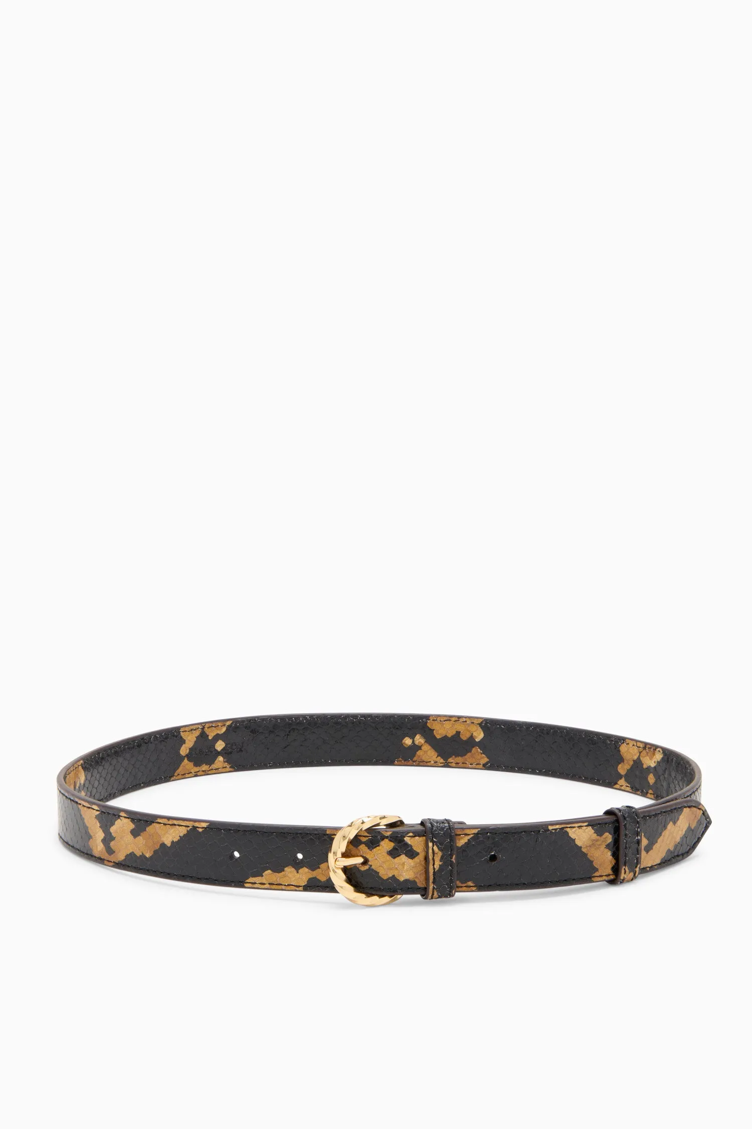 Gia Twisted Buckle Belt - Desert Exotic Ulla Johnson