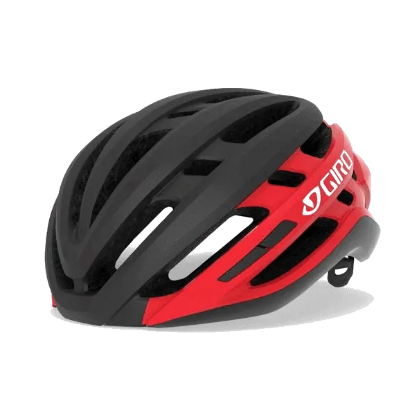 Giro Agilis Road Cycling Helmet (Matte Black/Bright Red)