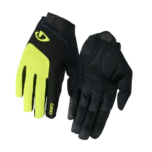 Giro Bravo Gel LF Mens Cycling Gloves(Highlight Yellow)