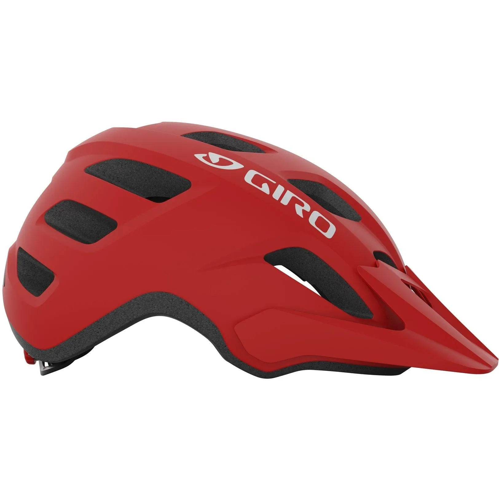 Giro Fixture MTB Cycling Helmet (Matte Trim Red)