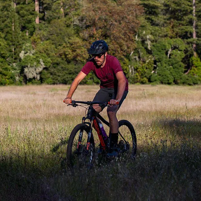 Giro Fixture MTB Cycling Helmet (Matte Trim Red)