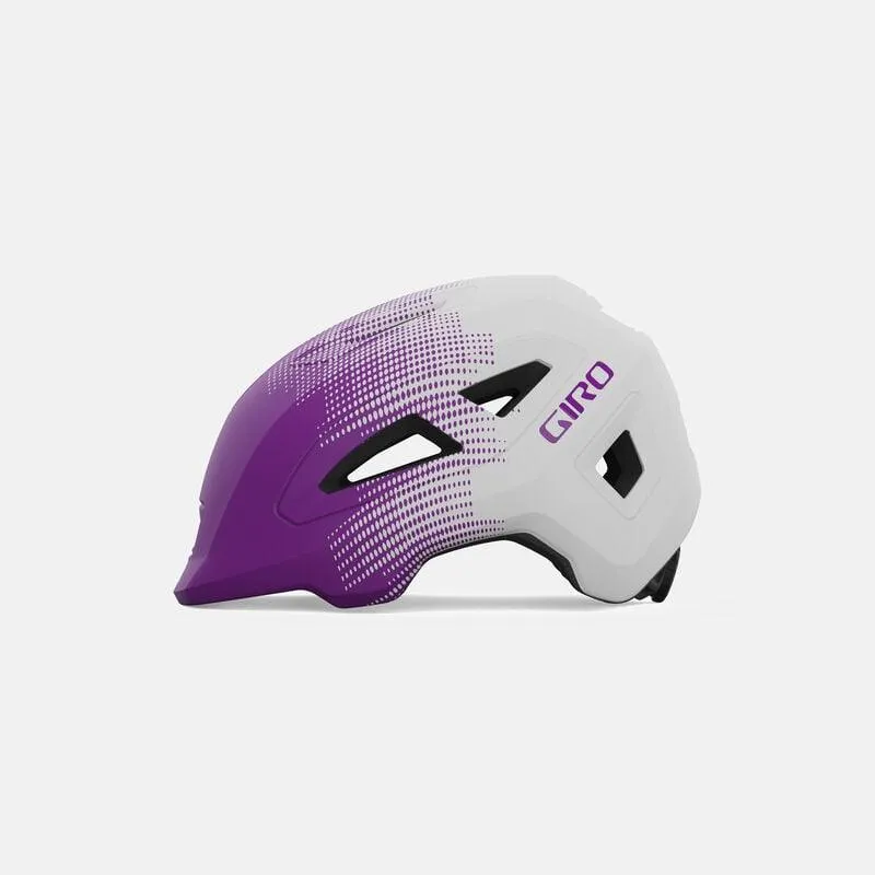 Giro Scamp II Kids Cycling Helmet (Matte Purple Towers)