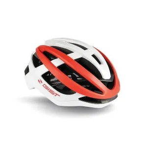 Gist Sonar Road Cycling Helmet (White/Red)