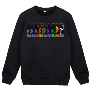 Grayscaling Hexcode Barcode Crewneck