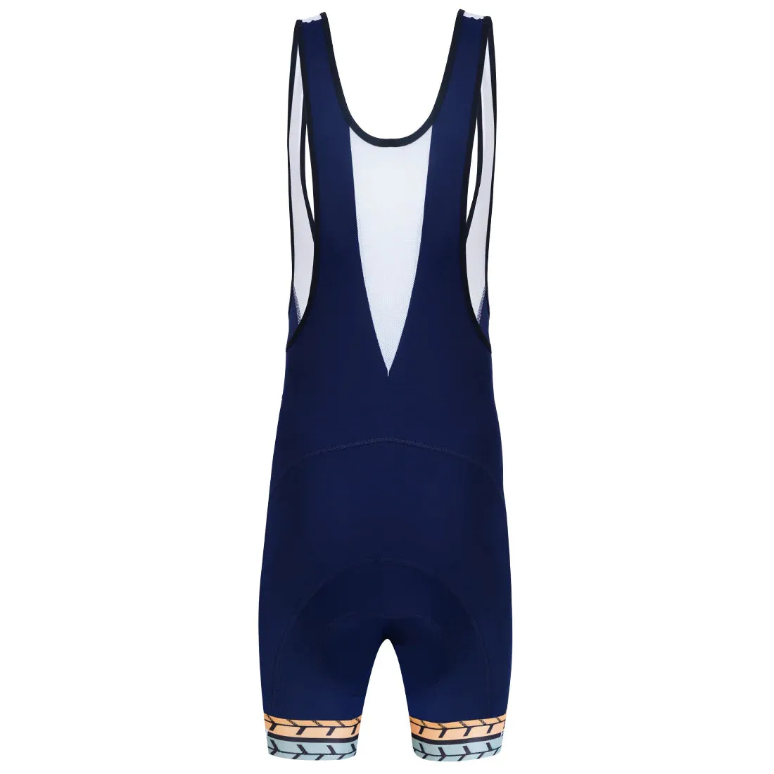 Heini Elite 406 Men's Cycling Bibshorts (Blue/White)