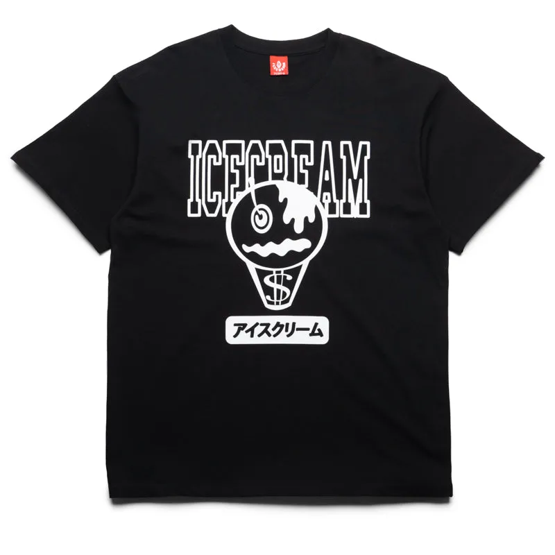 Ice Cream Splat Tee - Black