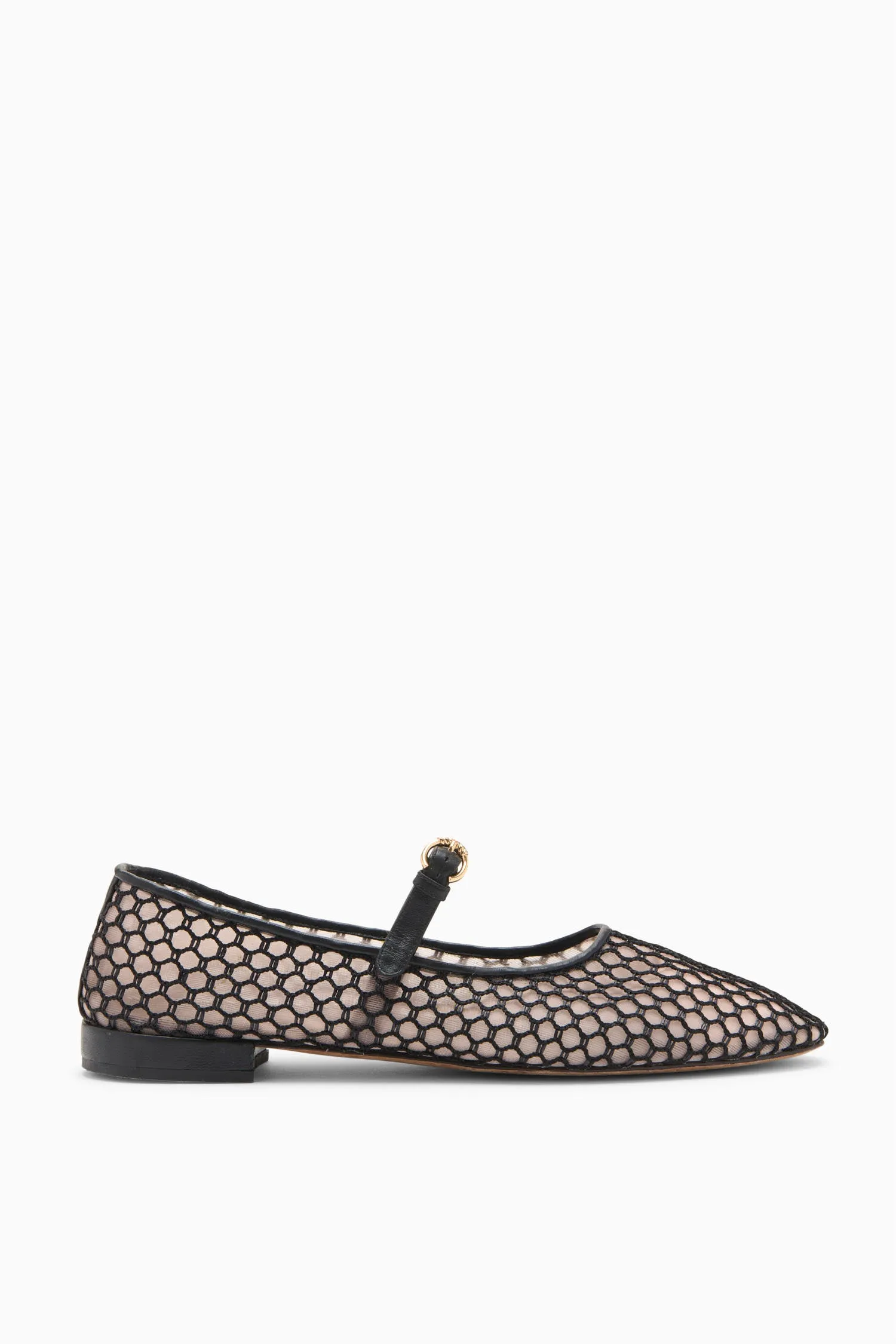 Isobel Mesh Ballet Flat - Noir Ulla Johnson