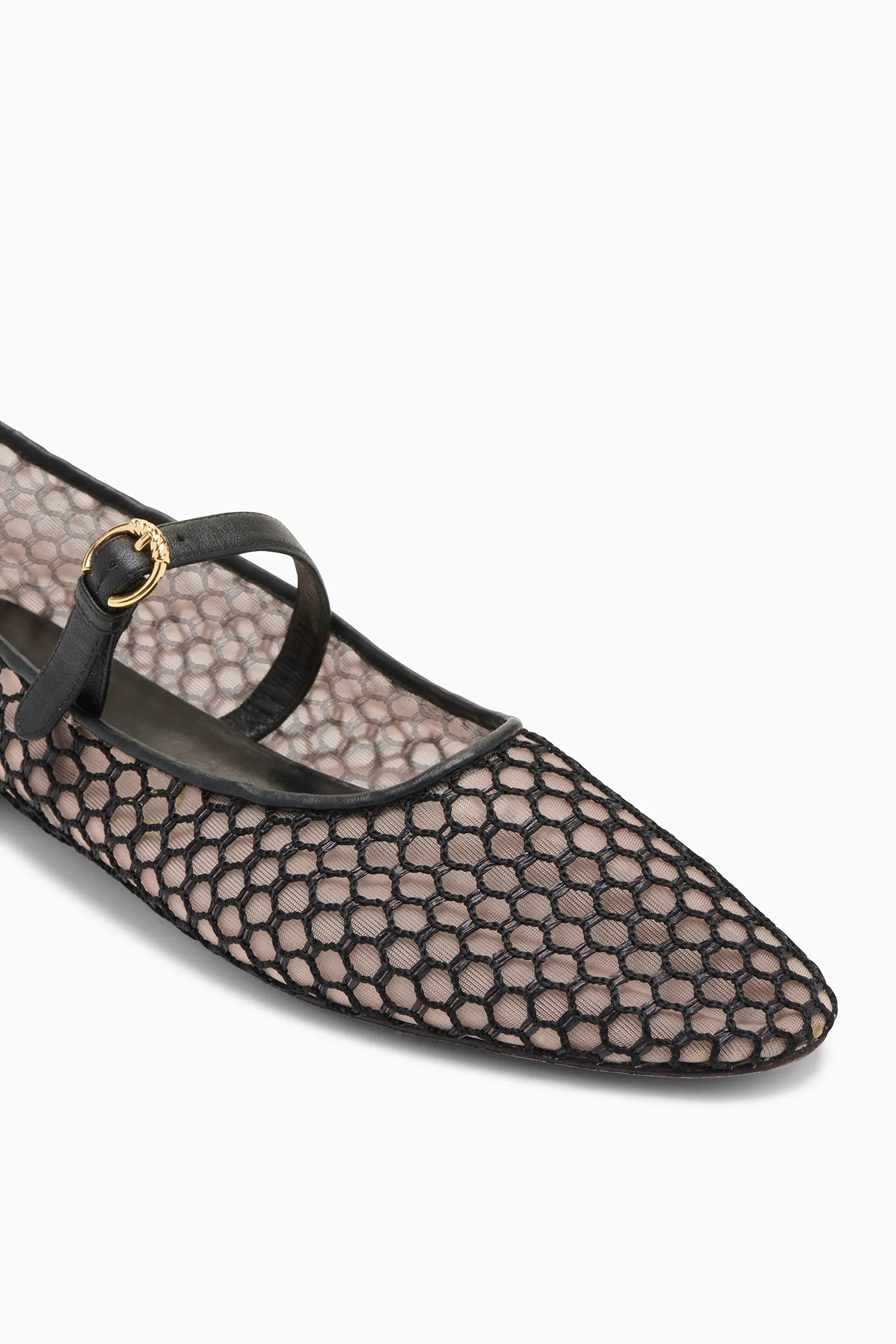 Isobel Mesh Ballet Flat - Noir Ulla Johnson
