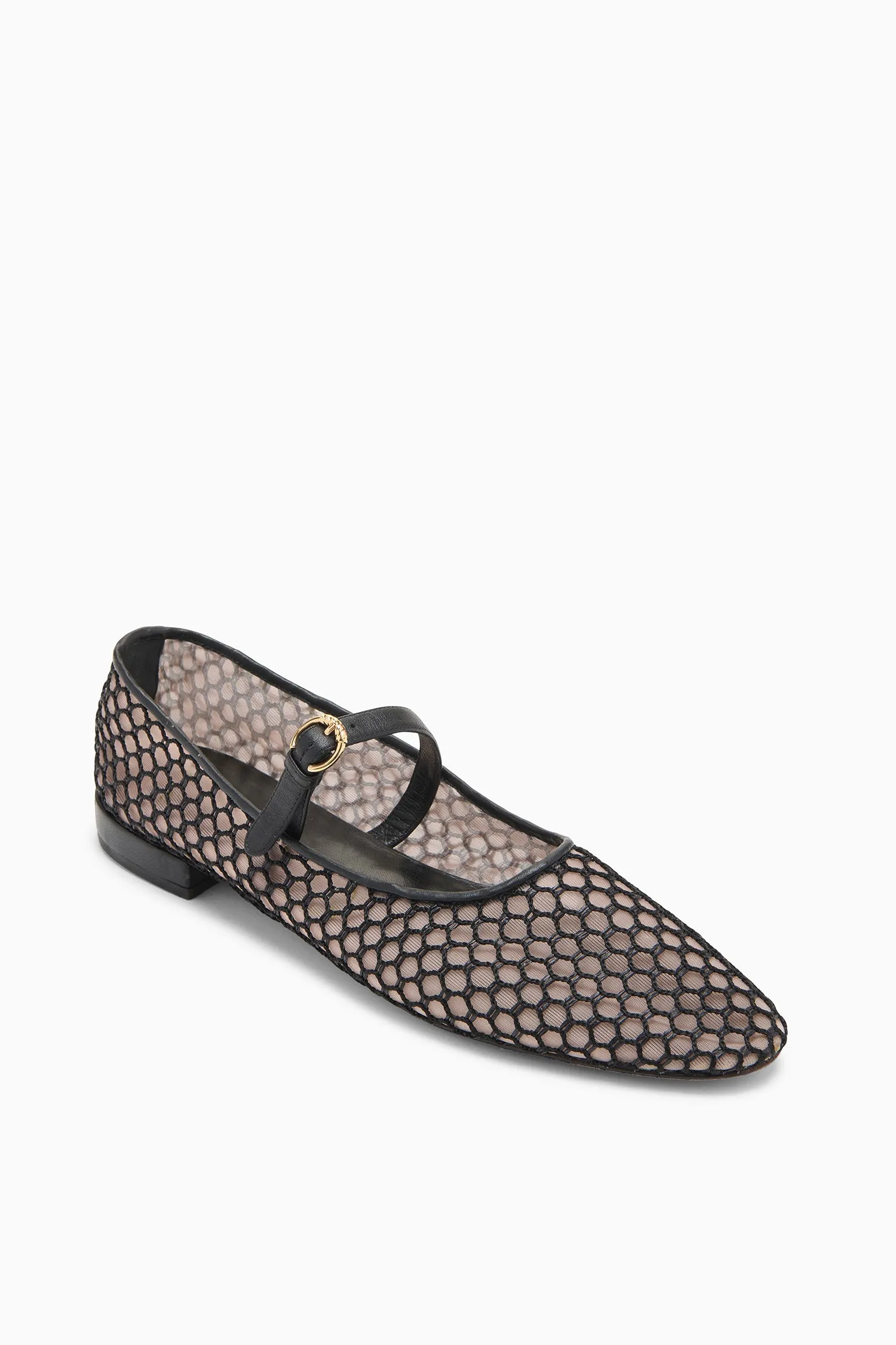 Isobel Mesh Ballet Flat - Noir Ulla Johnson