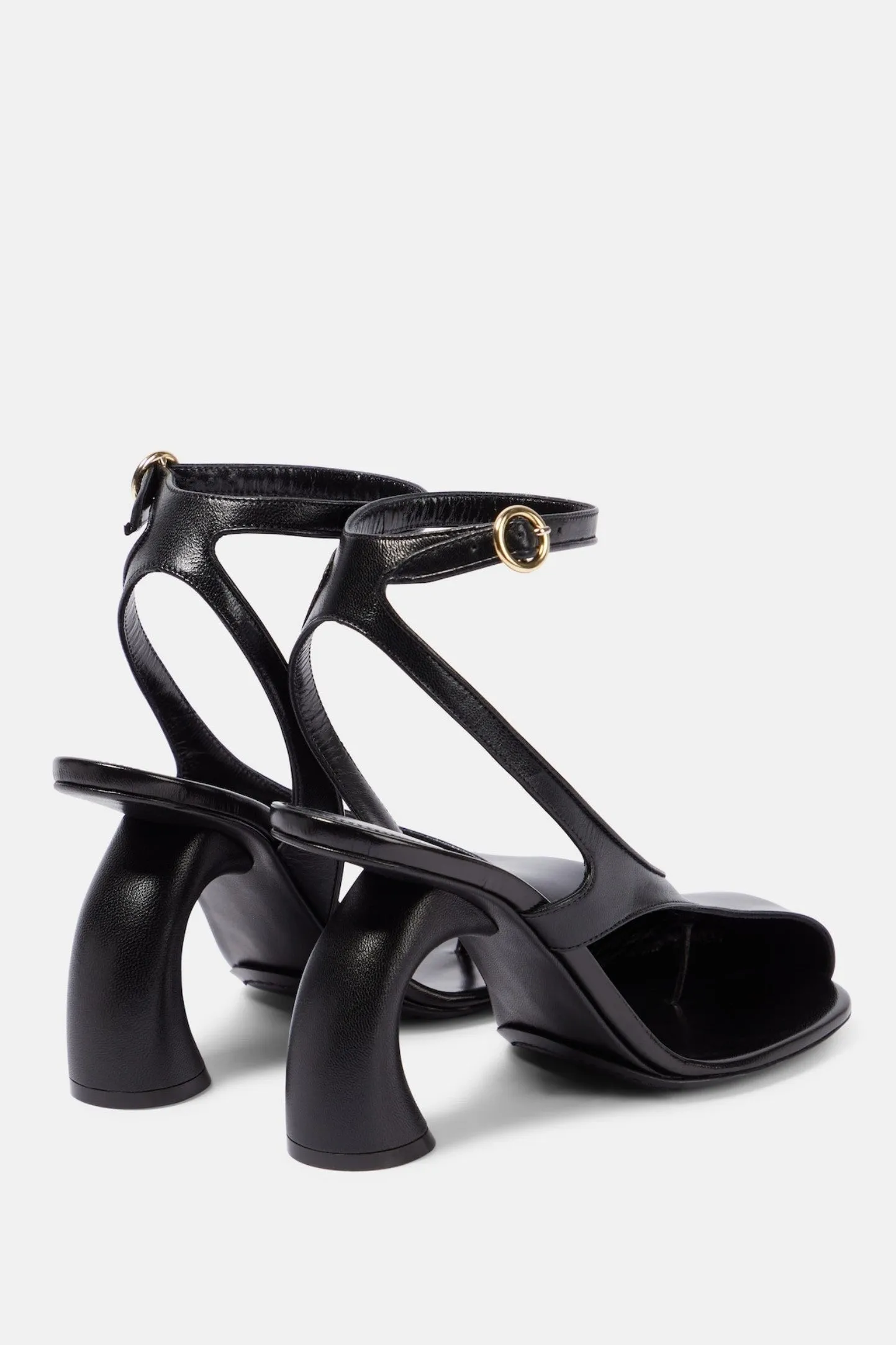 Janelle Cutout Heeled Sandals - Black Gloria Lanvin