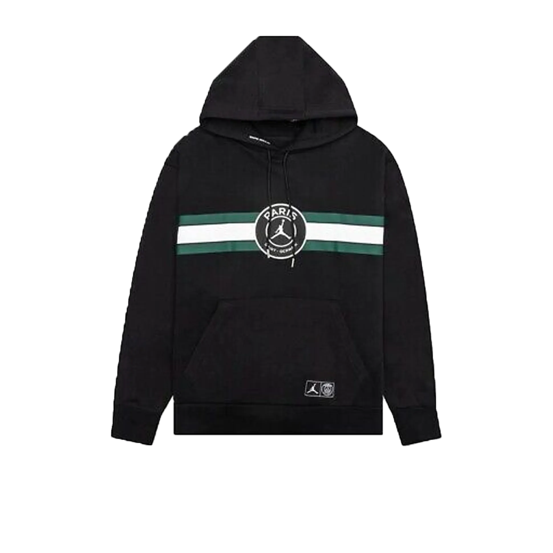 Jordan Paris Saint-Germain Fleece Pullover Hoodie Black