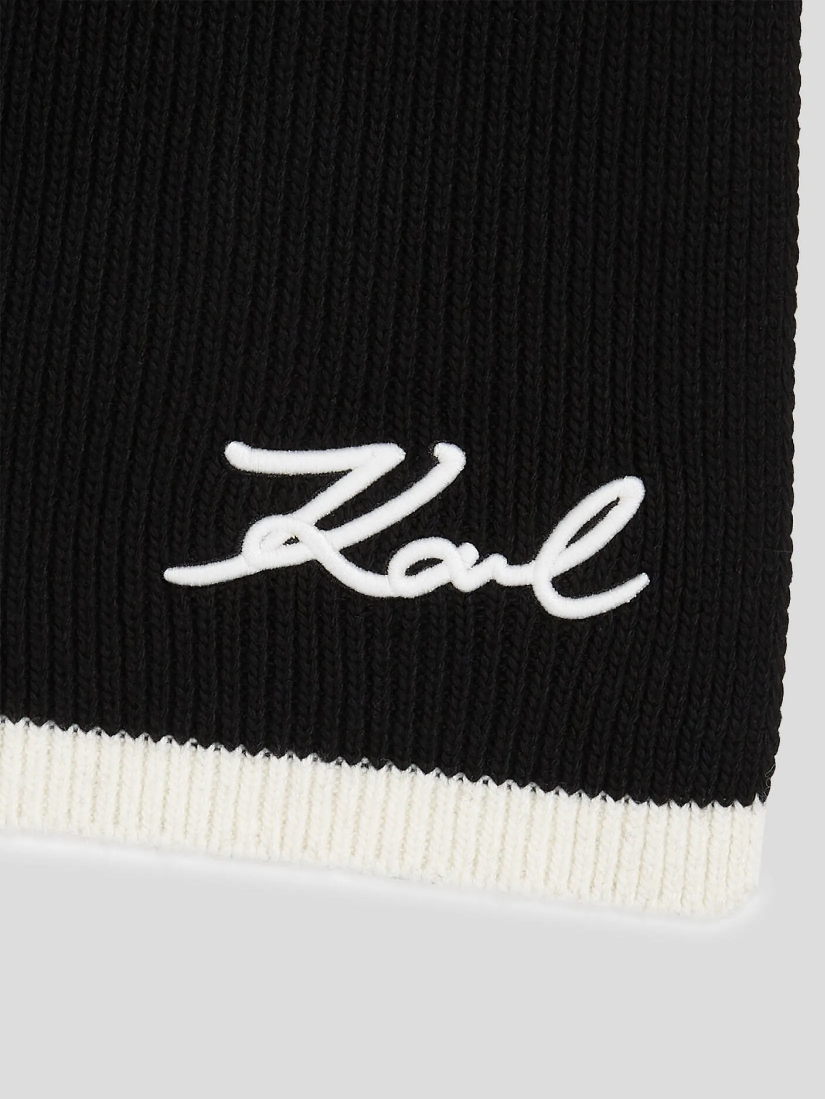 K/SIGNATURE KNIT SCARF
