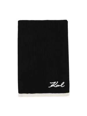 K/SIGNATURE KNIT SCARF