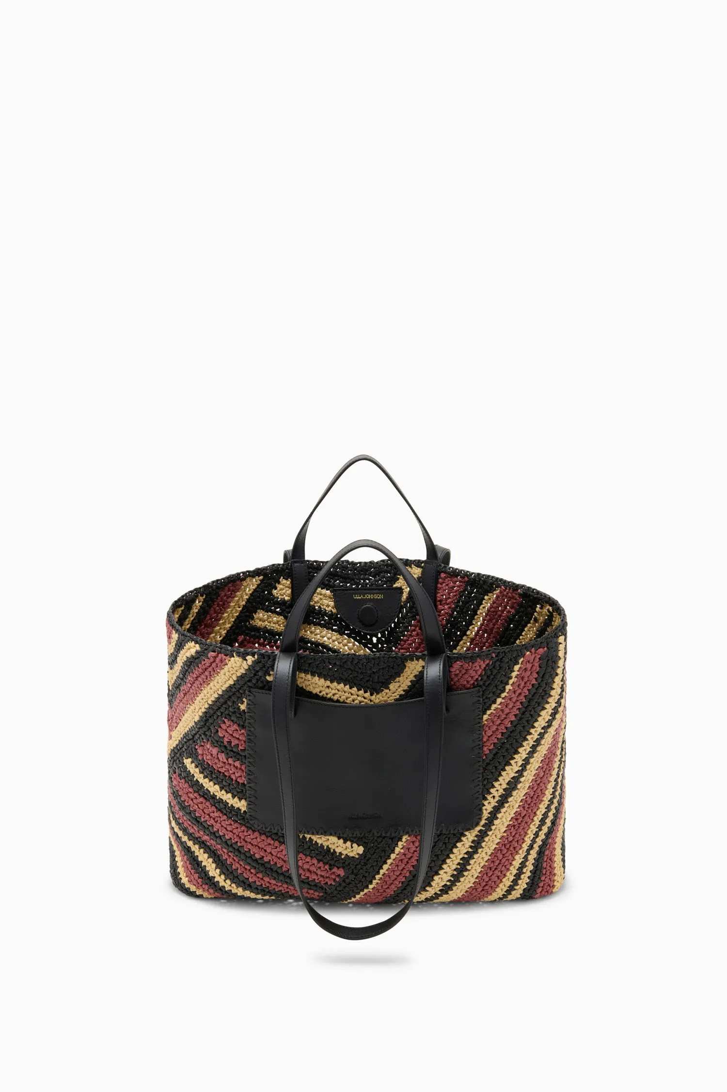 Lali Large Raffia Tote - Canyon Stripe Ulla Johnson
